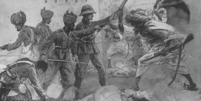 Illustrated London News sketches of the Nodiz action